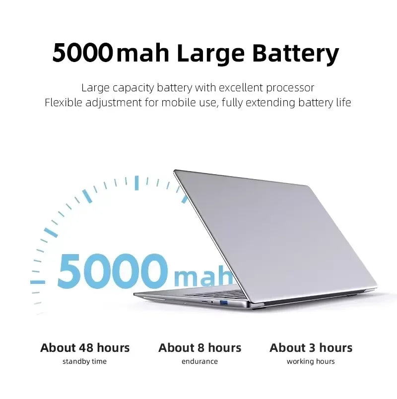 2026 Portable Laptop — Intel i7-8650U, 16GB RAM, 1TB SSD, Office & Gaming, Windows 11 Pro