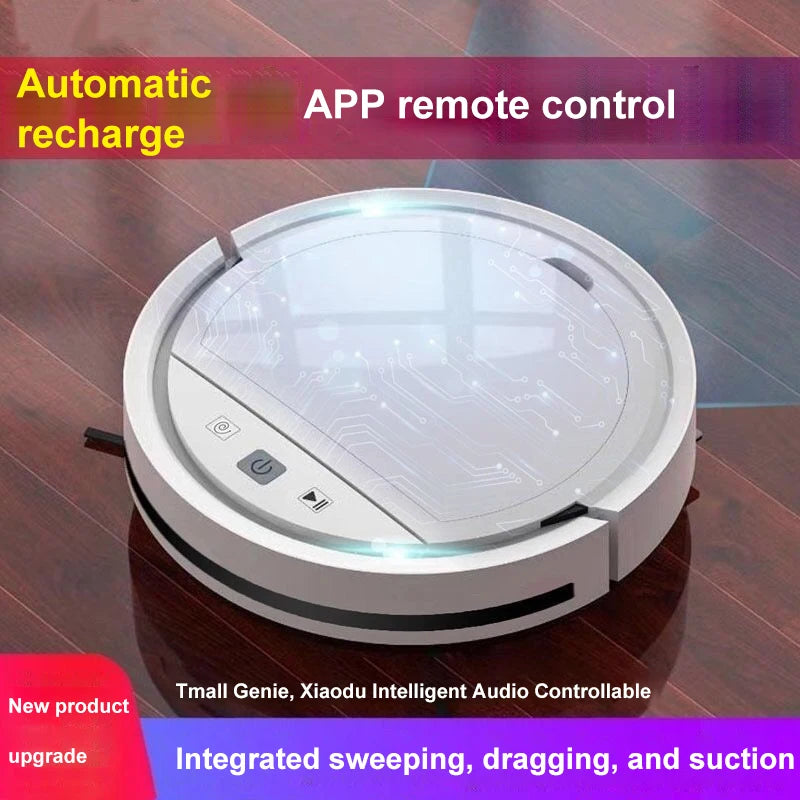 Smart Robot Vacuum Cleaner – Auto-Recharge, APP Control, Sweeping | White & Black | EU/US/UK/AU