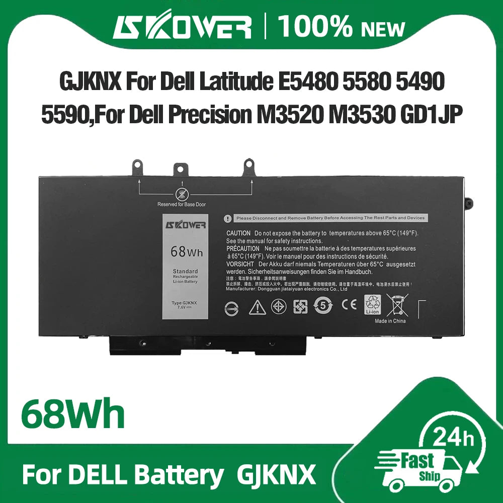 Dell Latitude Battery GJKNX / 93FTF – for Latitude 5280/5288/5480/5490/5580/5590, Precision 3520/3530