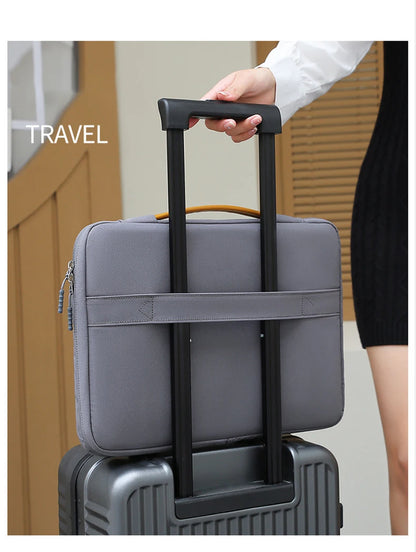 Waterproof Laptop Sleeve Bag 13.3"–15.6" — Portable Travel Carrying Case for MacBook Air/Pro