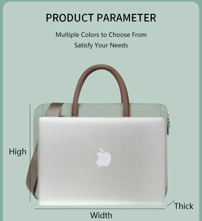 Nylon Laptop Sleeve Bag – 13–16" MacBook, Lenovo, Dell, ASUS, Xiaomi