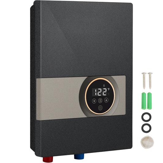 SucceBuy Instant Water Heater 8/14/18kW – On Demand Electric, Digital Temperature Display