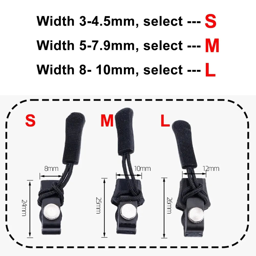 Universal Zipper Repair Kit – Instant Replacement Slider & Pull
