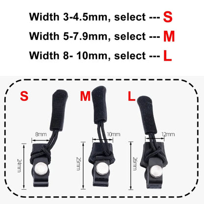 Universal Zipper Repair Kit – Instant Replacement Slider & Pull
