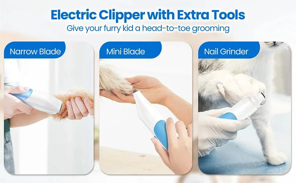 INSE P30 Dog Grooming Vacuum Kit – Ultra-Low Noise, 4.5L, Pet Clipper & Hair Cleaner