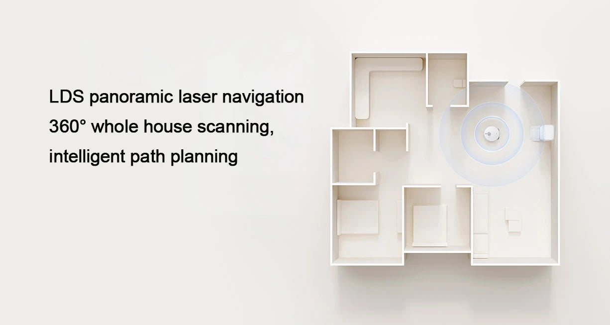 Xiaomi MIJIA M40 Robot Vacuum Cleaner – High-Precision Obstacle Avoidance, 12kPa Suction | EU/UK