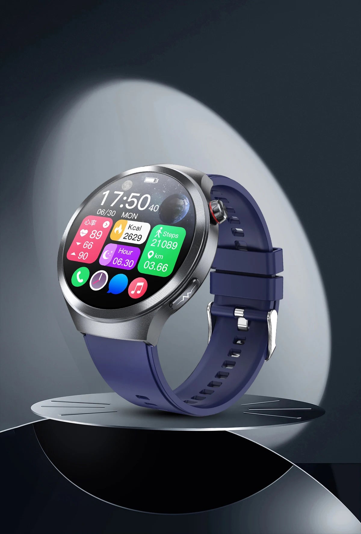 2025 Health Smart Watch – ECG+PPG, Blood Pressure, Blood Oxygen, Uric Acid, Bluetooth Call
