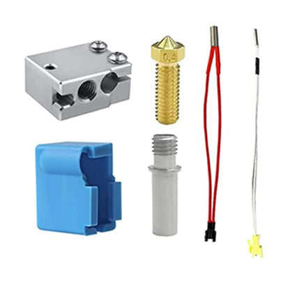 HzdaDeve NTC 100K Thermistor & Heating Rod Kit for Flsun Q5 / QQ-S / SR / V400 3D Printer