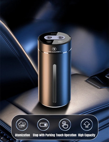 R.E.D. Shopping Zai Xiao 380ML USB vehicle air humidifier with dual spray, mood light, essential oil diffuser, compact design