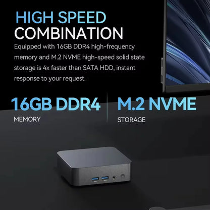 Mini PC – Intel Core i9-8950HK, 16GB LPDDR4, 1TB/2TB SSD, WiFi 6, BT 5.2, Windows 11, UHD Graphics