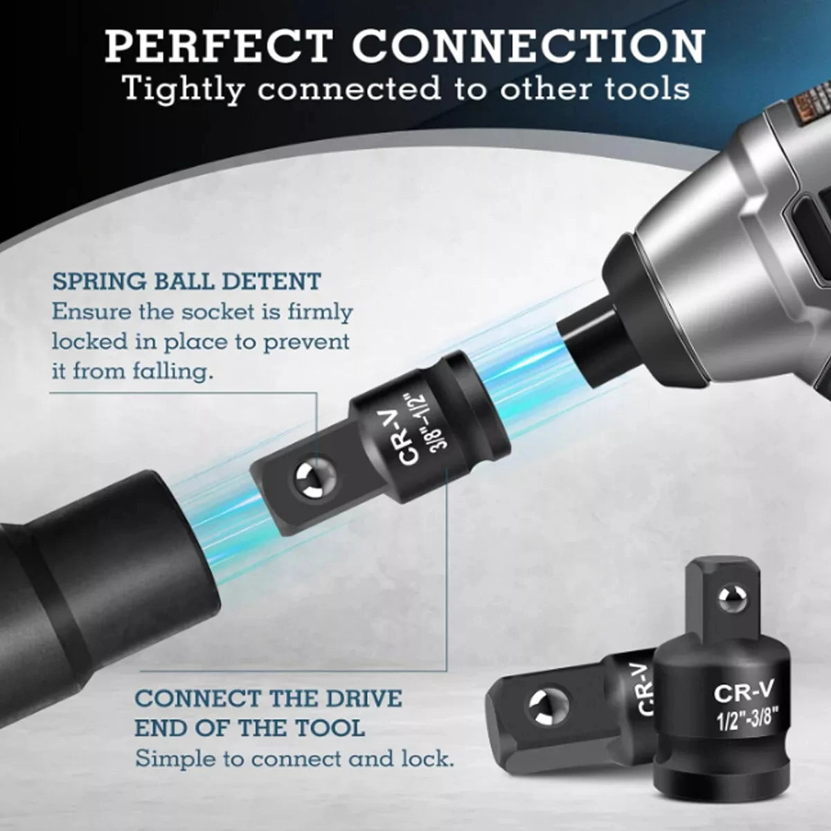 8-Piece Impact Socket Adapter Set – CR-V Drive Converter Kit