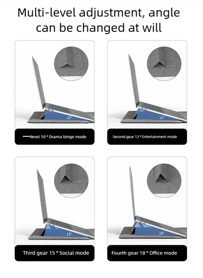 TAIKESEN Laptop Sleeve Case with Stand – PU, 13–16 Inch, for MacBook Air/Pro, Huawei, HP, Dell (Unisex)