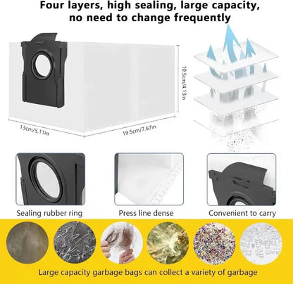 Dreame L10s Ultra Gen2 / L10s Pro Ultra Heat Replacement Parts | Brush, HEPA Filter, Mop, Dust Bag