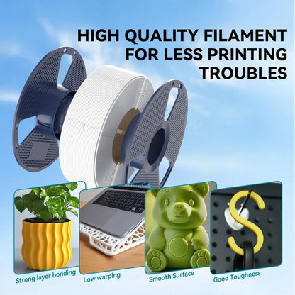 SUNLU 3D Printer Filament – 10 Rolls 1.75mm PLA / PETG / PLA+, 1KG Each, EU & US Warehouse