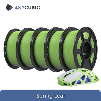 ANYCUBIC PLA 3D Printer Filament – 5KG / 1.75mm, Eco-Friendly, EU & US Warehouse, For Kobra S1C / K3C