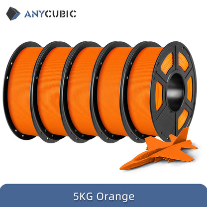 ANYCUBIC PLA 3D Printer Filament – 5KG / 1.75mm, Eco-Friendly, EU & US Warehouse, For Kobra S1C / K3C