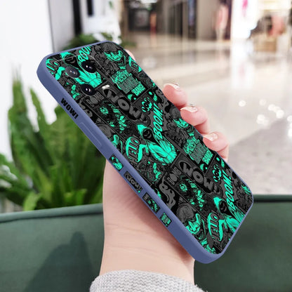 Blackened Clown Silicone Phone Case for Xiaomi Mi 11/12/13/14/15/17 Series