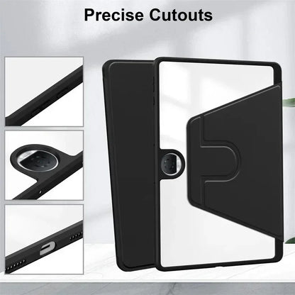 360° Rotating Luxury Flip PU Leather Case for OnePlus Pad Go / OPPO Pad Neo Air 2 11.4"