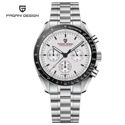 PAGANI DESIGN 1701 V5 Men's Luxury Quartz Chronograph Watch – AR Sapphire Glass, 100M Waterproof