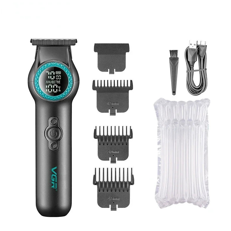 VGR V-990 Professional Hair Clipper – Gold & Black, With or Without Box