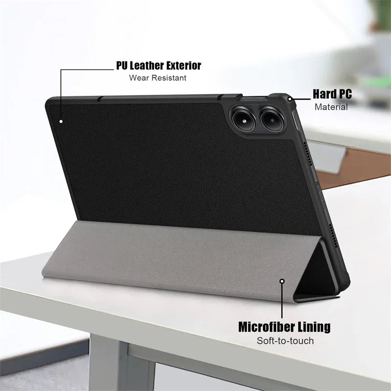 Magnetic Folding Stand Tablet Case for Xiaomi Poco Pad 12.1 / Redmi Pad Pro 2024
