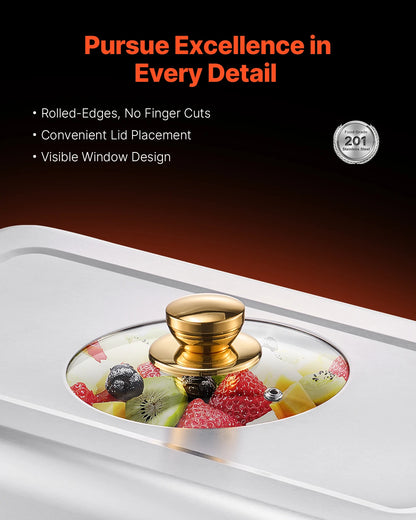 SucceBuy 2/4 Pack Chafing Dish Buffet Set – Stainless Steel, EU Warehouse