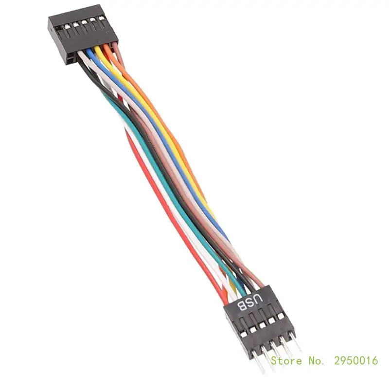 R.E.D. Shopping computer motherboard USB adapter cable connecting 11-pin to 9-pin USB ports for electronics accessories.