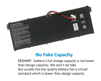 SKOWER AC14B8K Replacement Battery – Acer Nitro 5, Aspire, ES1, V3 Series
