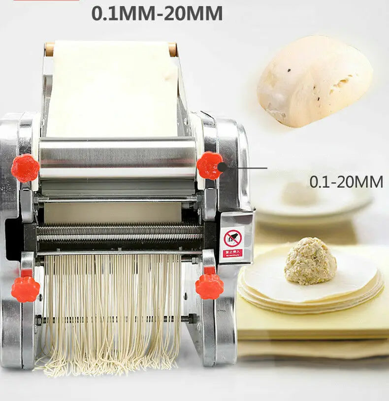 550W Electric Pasta & Noodle Maker Machine – Stainless Steel Dual Knife