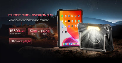 Cubot TAB KingKong S Rugged Tablet – Android 15, 15300mAh, 48MP, 10.1" 90Hz, 4G LTE