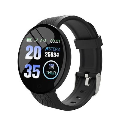 D18 Smart Watch – Waterproof Fitness Tracker with Heart Rate & Sleep Monitor