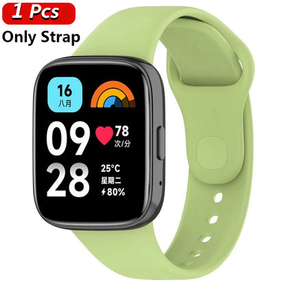 Silicone Strap & Case for Xiaomi Redmi Watch 3 / Active / Lite | Sport Band