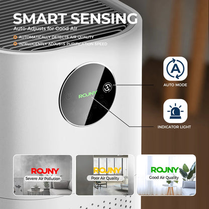 2-in-1 Air Purifier with Humidifier – H13 True HEPA Filter, Covers up to 60m², 24W