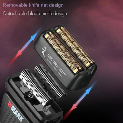 WMARK Men's Professional Electric Hair Clipper & Shaver Set – 9000RPM, 2000mAh, Wet/Dry, Salon Use