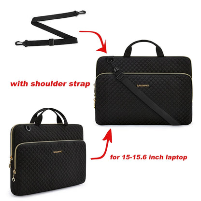 BAGSMART Laptop Handbag & Sleeve 13.3"–15.6" — Shoulder Briefcase for Women, MacBook Air/Pro
