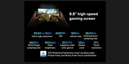 Lenovo Legion Y700 5th Gen CN | Snapdragon 8 Elite | 8.8" 3K 165Hz | 9000mAh | 50MP | Gaming Tablet