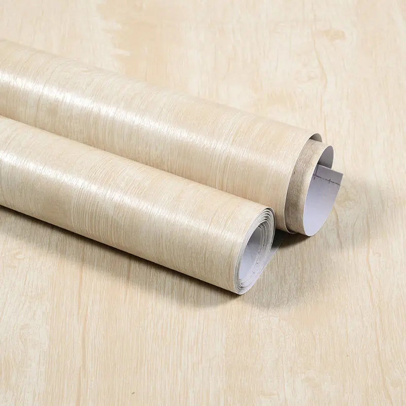 Self-Adhesive Waterproof Wood Effect Wallpaper Roll – PVC Vinyl