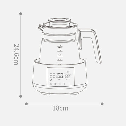 Smart Baby Milk Warmer & Kettle 1.2L – 24H Keep Warm, 220V