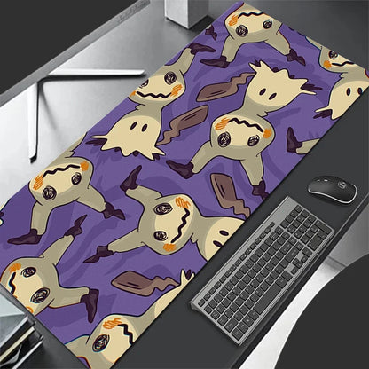 Pokémon Mimikyu Leather Gaming Mouse Pad – Large Anime Deskmat, Waterproof, Keyboard Mat
