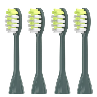 Set of R.E.D. Shopping electric toothbrush replacement heads with soft bristles for adults, available in 4, 6, or 8 packs.