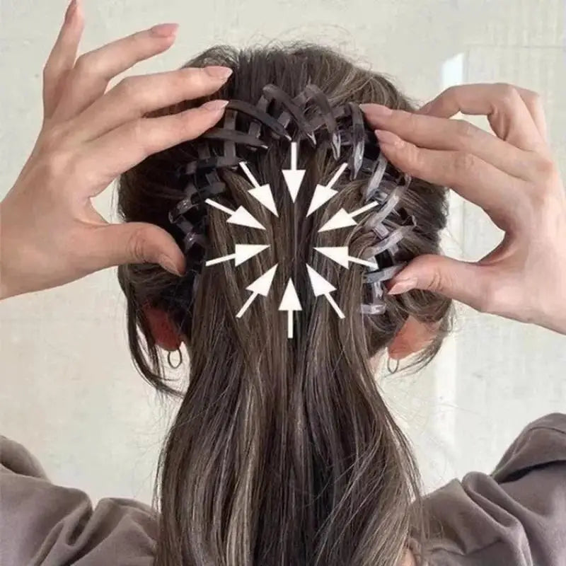 Korean-style R.E.D. Shopping hair claw clip for women, barrette ponytail buckle headwear, stylish hair accessory for women