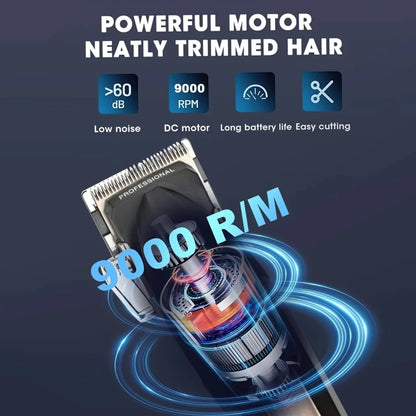 VGR Professional Hair Clipper | V-003 V-906 V-308 | Metal Body | Barber & Beard Trimmer