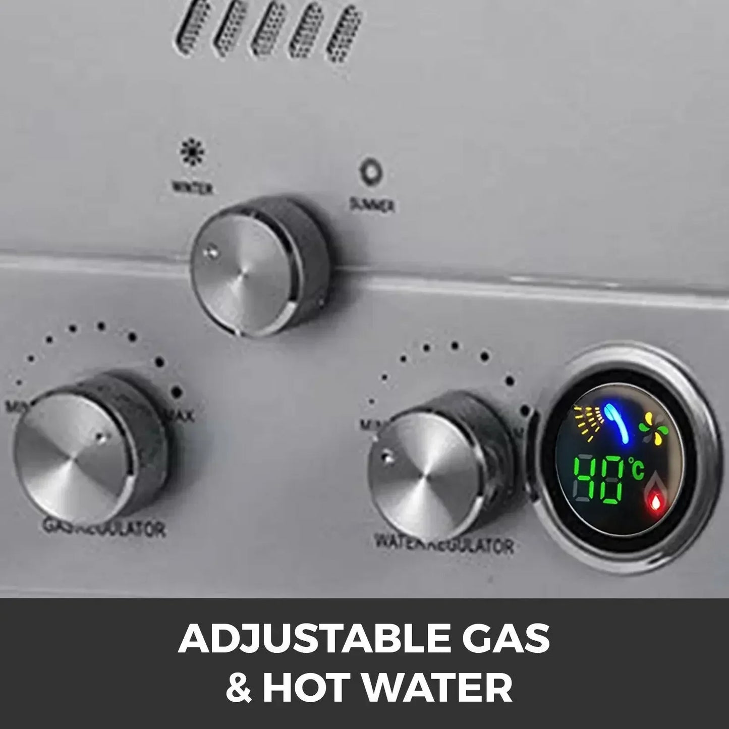 VEVOR Propane Gas Tankless Water Heater 6L–18L | Instant Hot Water | Outdoor & Camping