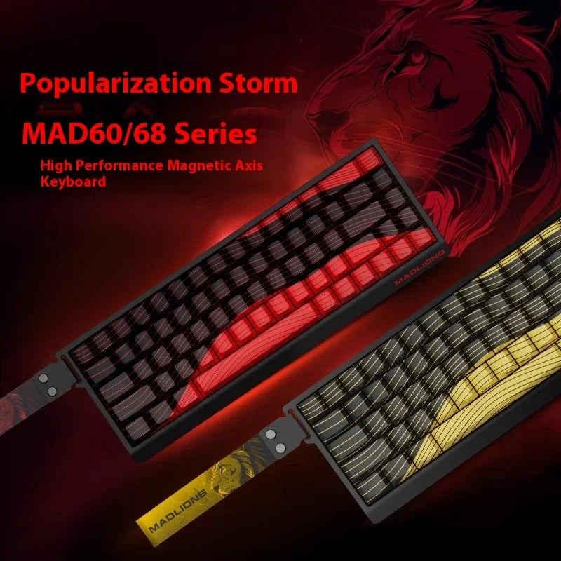 Madlions Mad 60He / Mad 68He Magnetic Switch Mechanical Keyboard – Wired, RGB, Esports