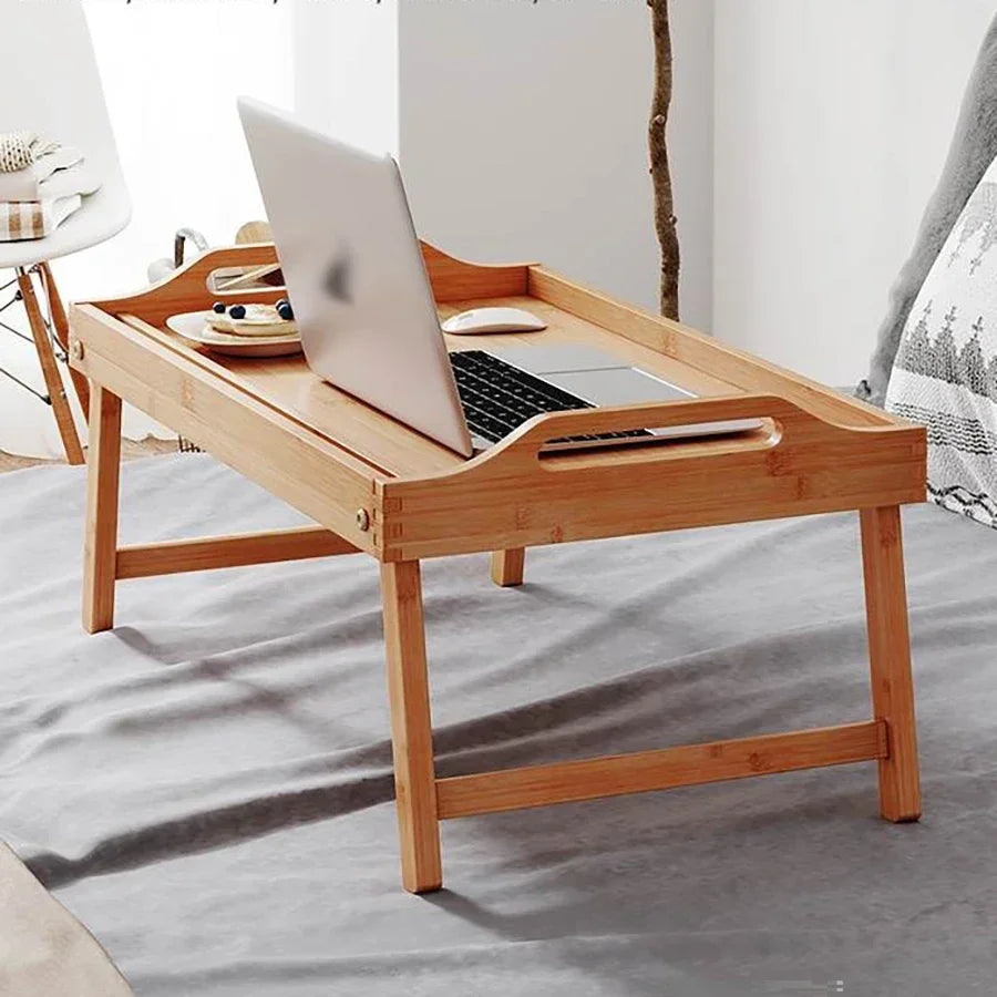 Multifunctional Folding Floor Desk – Laptop, Reading, Tea & Breakfast Tray Table