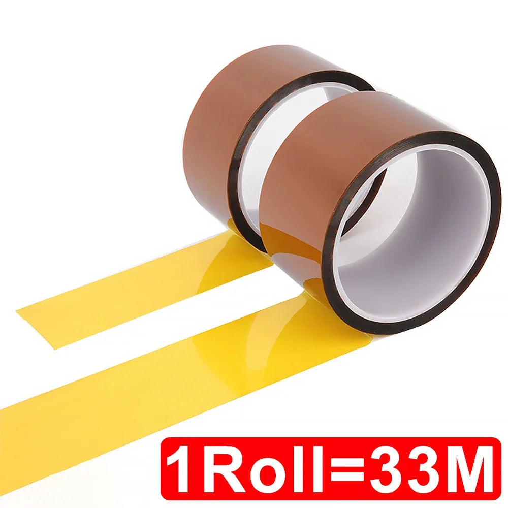 Polyimide Heat Resistant Tape – Gold Finger PCB & Battery Insulation | 33M