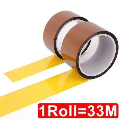 Polyimide Heat Resistant Tape – Gold Finger PCB & Battery Insulation | 33M