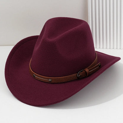 Unisex wool fedora hat by R.E.D. Shopping featuring a classic style and wide brim, suitable for all seasons.