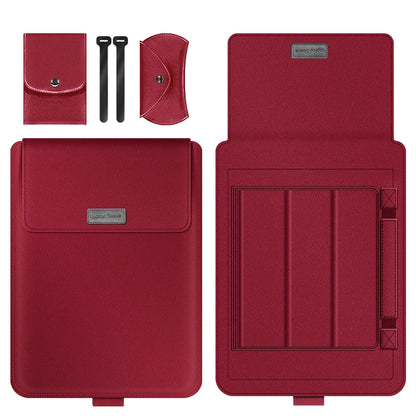Laptop Sleeve Bag for MacBook Air 13 M4/M3/M2/M1, Pro 13/14/16, Huawei, ASUS, Dell – 11–16", PU Leather