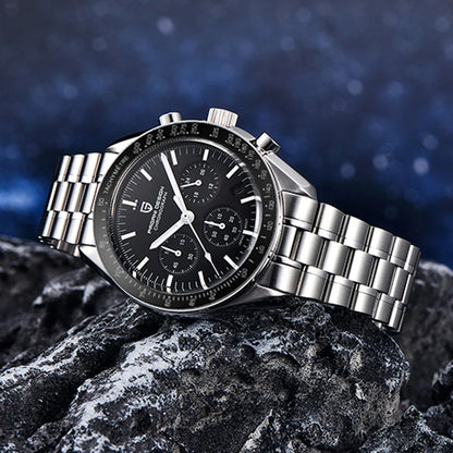 PAGANI DESIGN V5 Moon Men's Watch – Luxury Quartz Chronograph, Waterproof, Stainless Steel, 2026